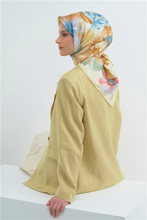 Armine  Saf İpek Twill Eşarp 9503D 86