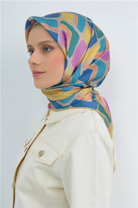 Armine  Saf İpek Twill Eşarp 9504D 55