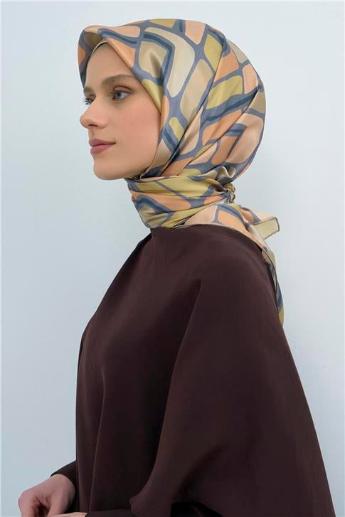 Armine  Saf İpek Twill Eşarp 9504D 84