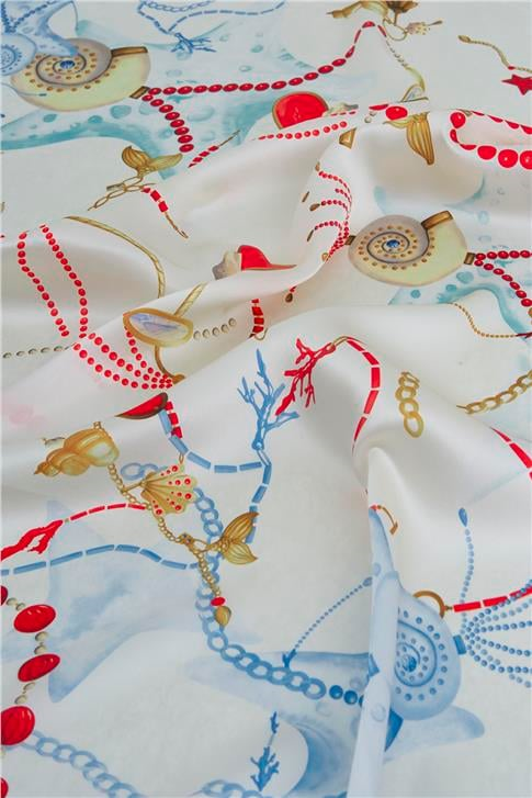 Armine  Saf İpek Twill Eşarp 9505D 02