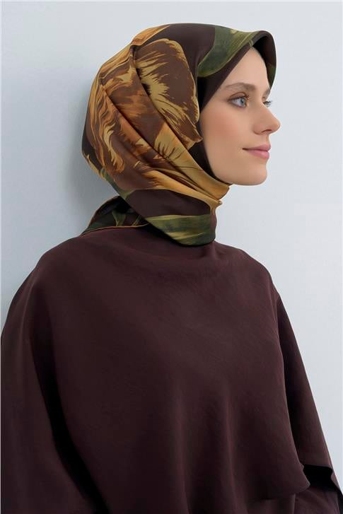 Armine  Saf İpek Twill Eşarp 9506D 07