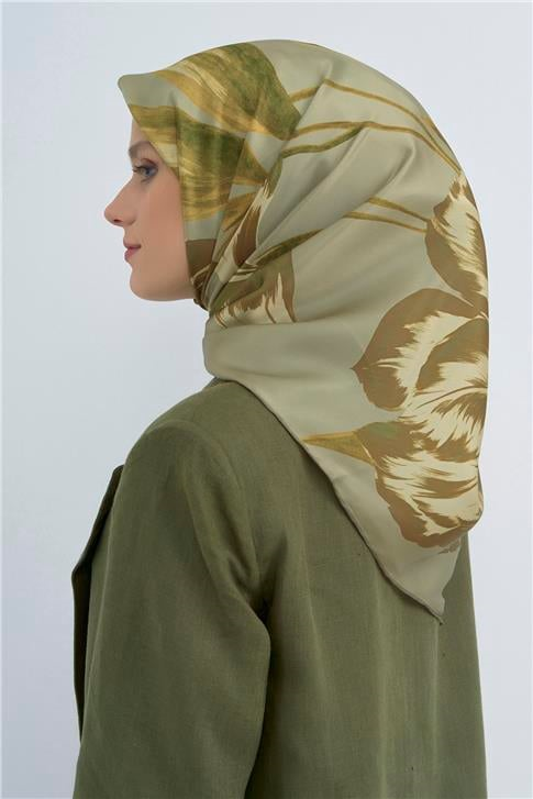 Armine  Saf İpek Twill Eşarp 9506D 08