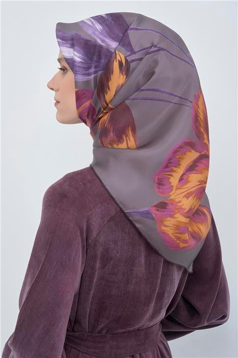 Armine  Saf İpek Twill Eşarp 9506D 56