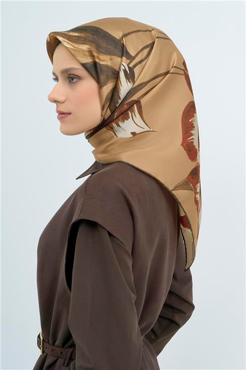 Armine  Saf İpek Twill Eşarp 9506D 82