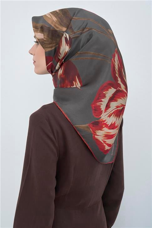 Armine  Saf İpek Twill Eşarp 9506D 85