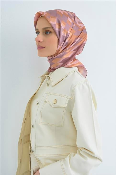 Armine  Saf İpek Twill Eşarp 9507D 01