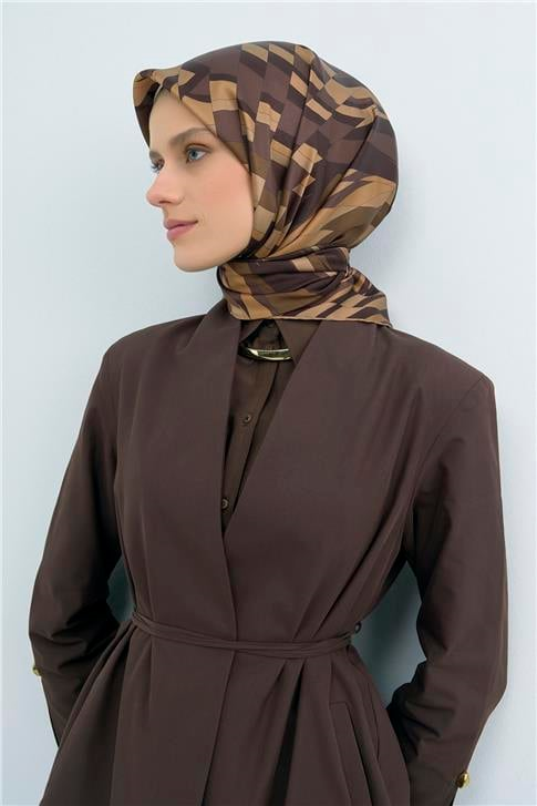 Armine  Saf İpek Twill Eşarp 9507D 02