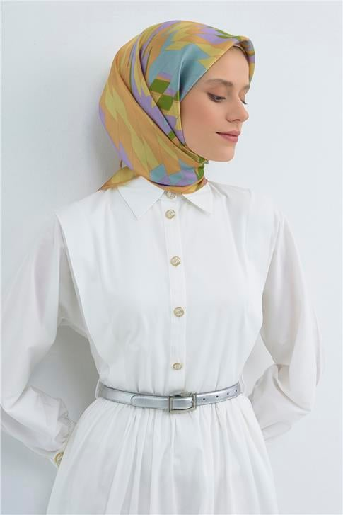 Armine  Saf İpek Twill Eşarp 9507D 50