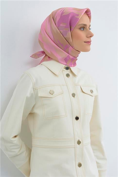 Armine  Saf İpek Twill Eşarp 9507D 58