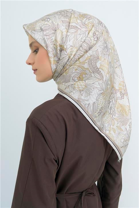 Armine  Saf İpek Twill Eşarp 9508D 54