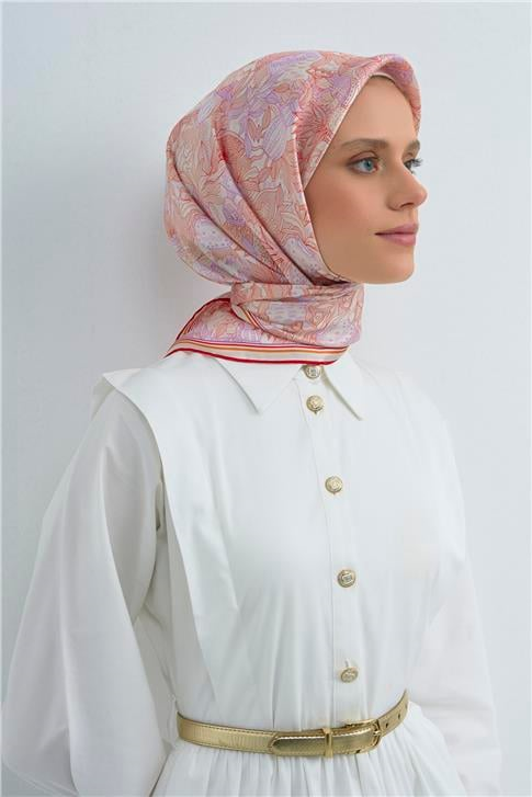 Armine  Saf İpek Twill Eşarp 9508D 56