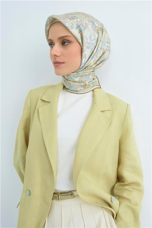 Armine  Saf İpek Twill Eşarp 9508D 80