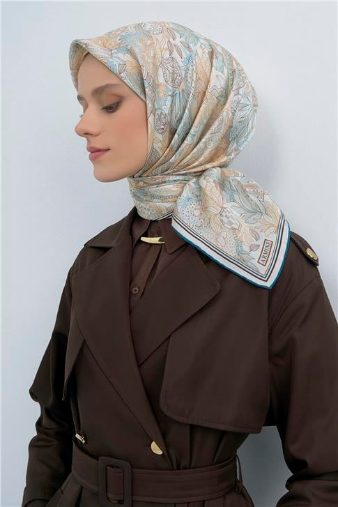 Armine  Saf İpek Twill Eşarp 9508D 82