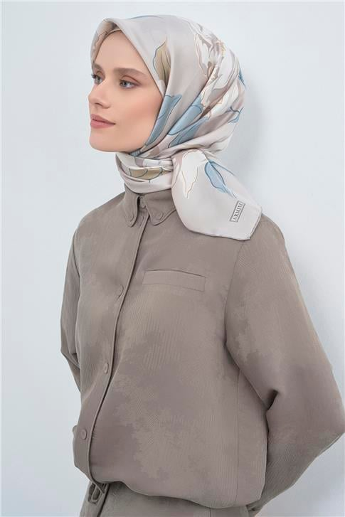 Armine  Saf İpek Twill Eşarp 9509D 05