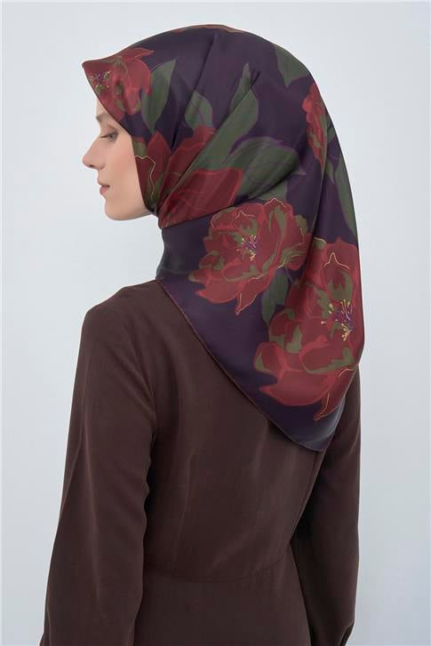 Armine  Saf İpek Twill Eşarp 9509D 59