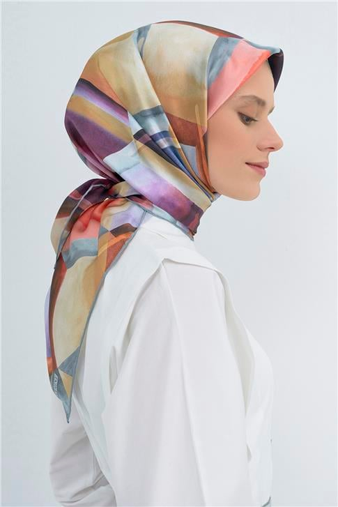 Armine  Saf İpek Twill Eşarp 9510D 80