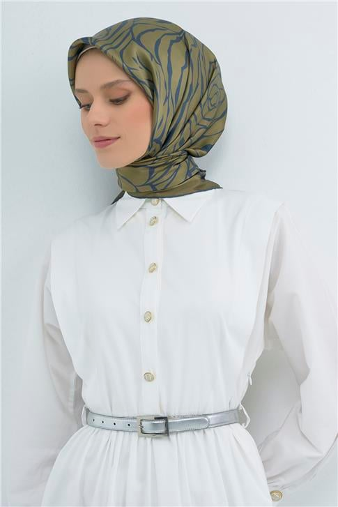 Armine  Saf İpek Twill Eşarp 9511D 08
