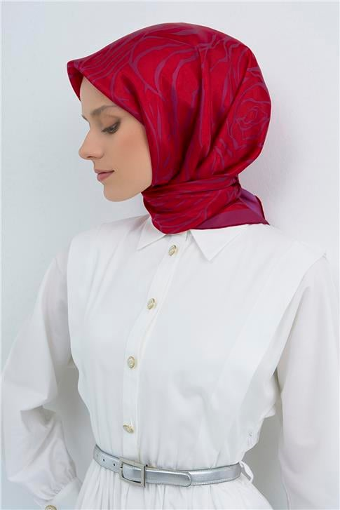 Armine  Saf İpek Twill Eşarp 9511D 82