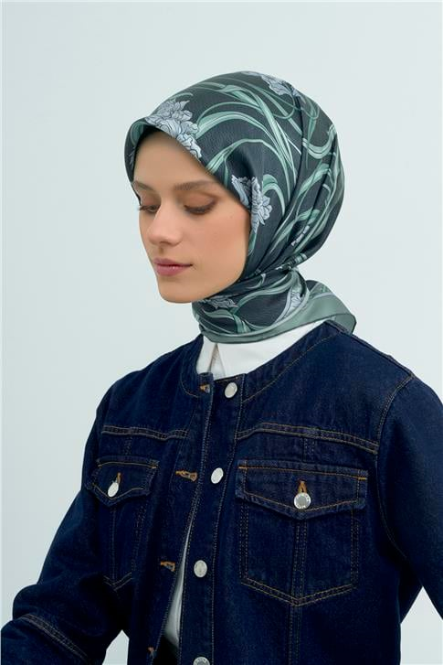 Armine  Saf İpek Twill Eşarp 9512D 02