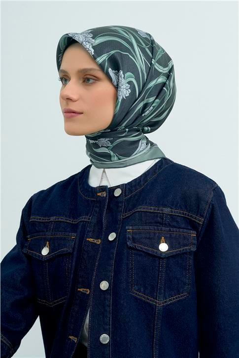 Armine  Saf İpek Twill Eşarp 9512D 02