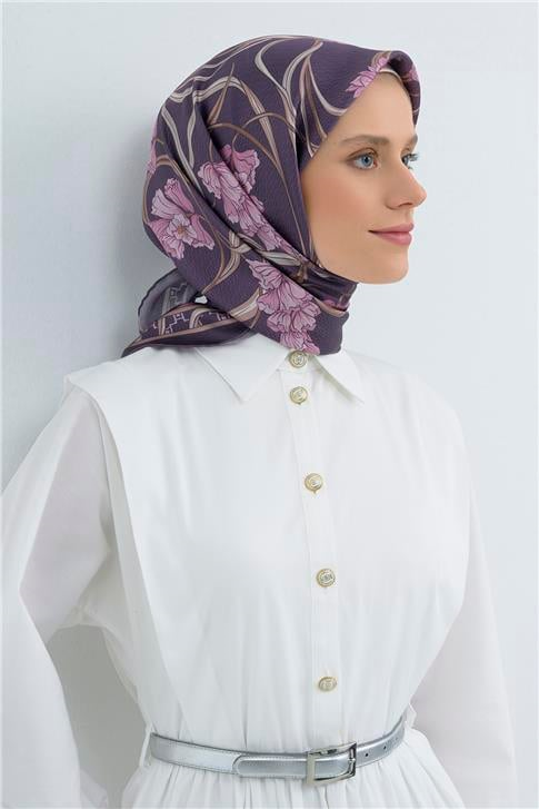 Armine  Saf İpek Twill Eşarp 9512D 07