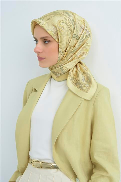 Armine  Saf İpek Twill Eşarp 9512D 84