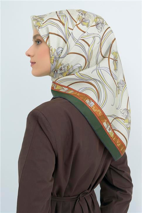Armine  Saf İpek Twill Eşarp 9512D 88