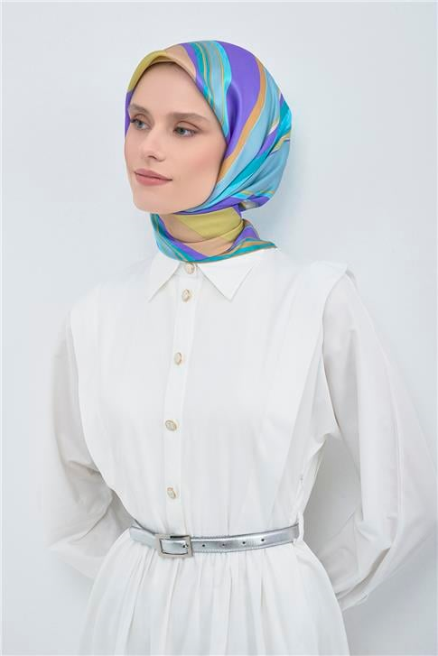 Armine  Saf İpek Twill Eşarp 9514D 09
