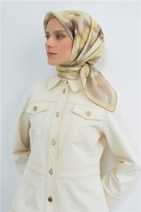 Armine  Saf İpek Twill Eşarp 9515D 35