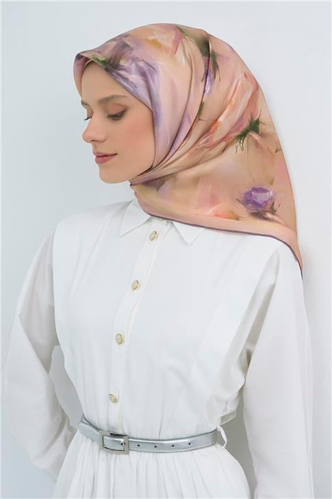 Armine  Saf İpek Twill Eşarp 9515D 84