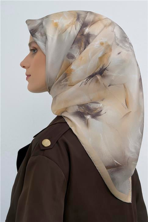 Armine  Saf İpek Twill Eşarp 9515D 85