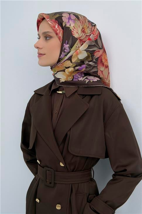 Armine  Saf İpek Twill Eşarp 9516D 36