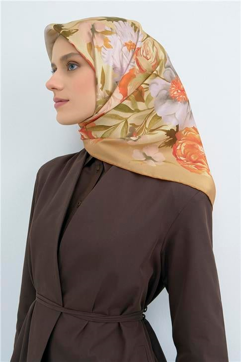 Armine  Saf İpek Twill Eşarp 9516D 53