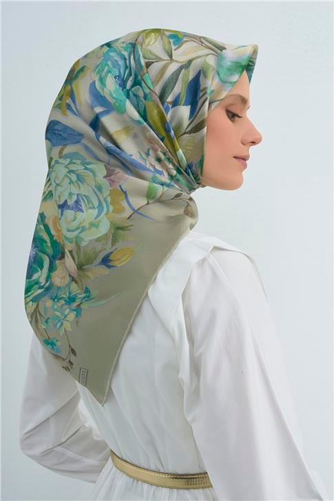 Armine  Saf İpek Twill Eşarp 9516D 83