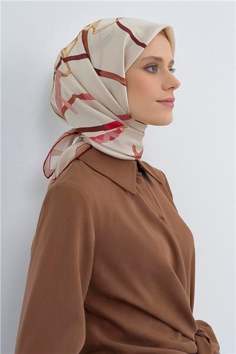 Armine  Saf İpek Twill Eşarp 9517D 36