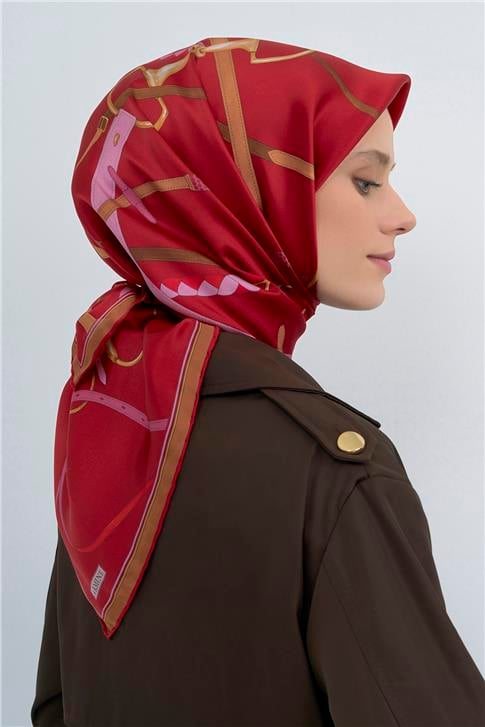 Armine  Saf İpek Twill Eşarp 9517D 54
