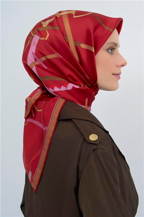 Armine  Saf İpek Twill Eşarp 9517D 54