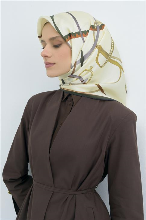 Armine  Saf İpek Twill Eşarp 9517D 82