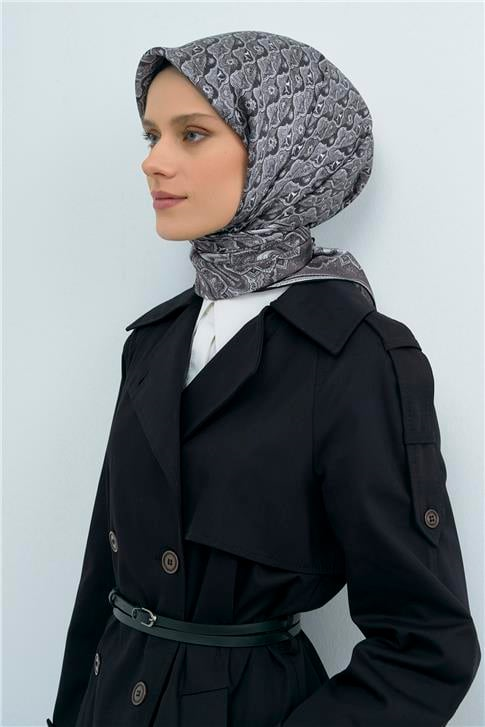 Armine  Saf İpek Twill Eşarp 9518D 01