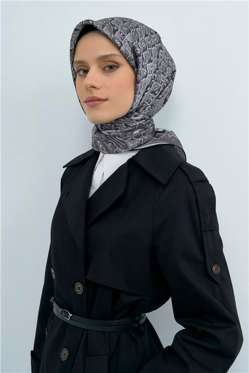 Armine  Saf İpek Twill Eşarp 9518D 01