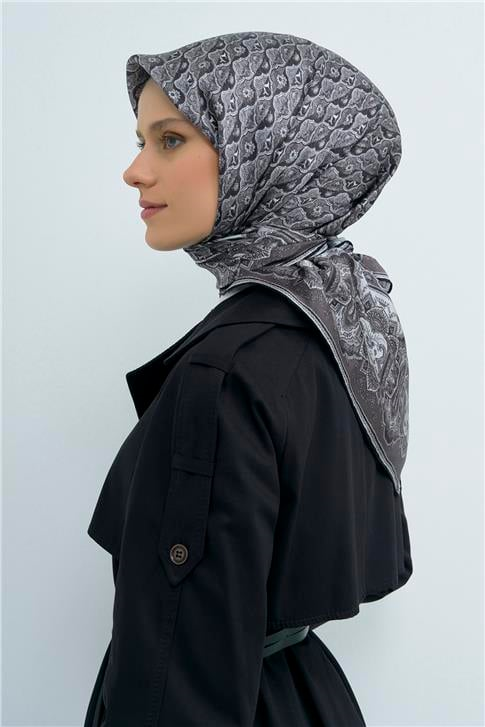 Armine  Saf İpek Twill Eşarp 9518D 01