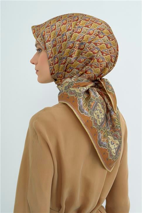 Armine  Saf İpek Twill Eşarp 9518D 52