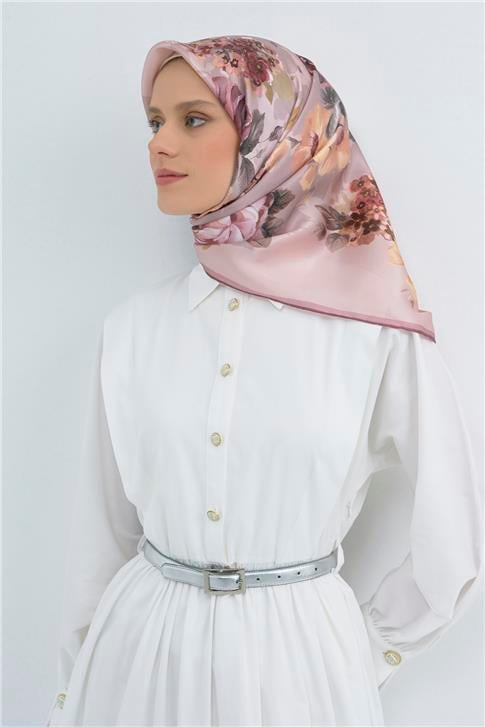 Armine  Saf İpek Twill Eşarp 9520D 02