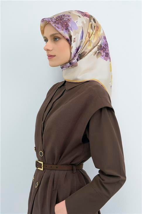 Armine  Saf İpek Twill Eşarp 9520D 32