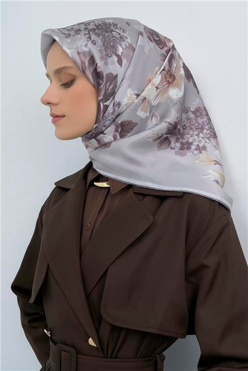 Armine  Saf İpek Twill Eşarp 9520D 38