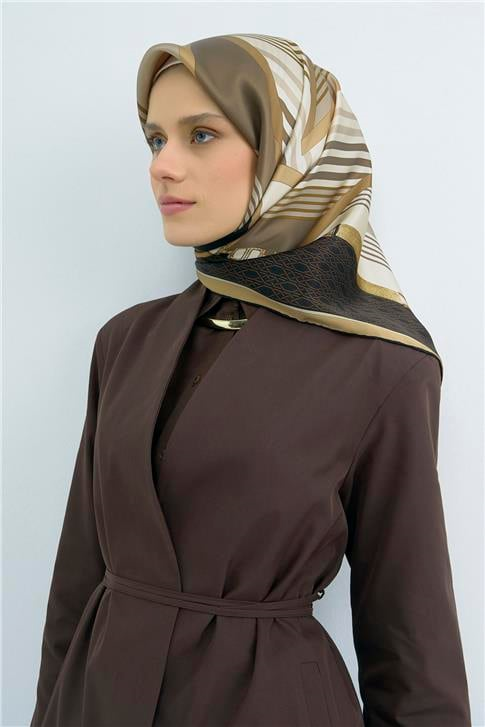 Armine  Saf İpek Twill Eşarp 9521D 04