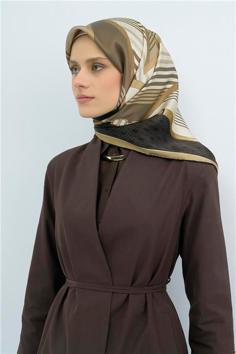 Armine  Saf İpek Twill Eşarp 9521D 04