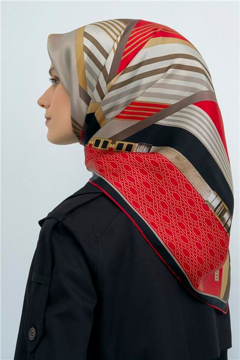 Armine  Saf İpek Twill Eşarp 9521D 05