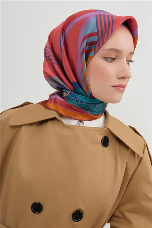 Armine  Saf İpek Twill Eşarp 9521D 54