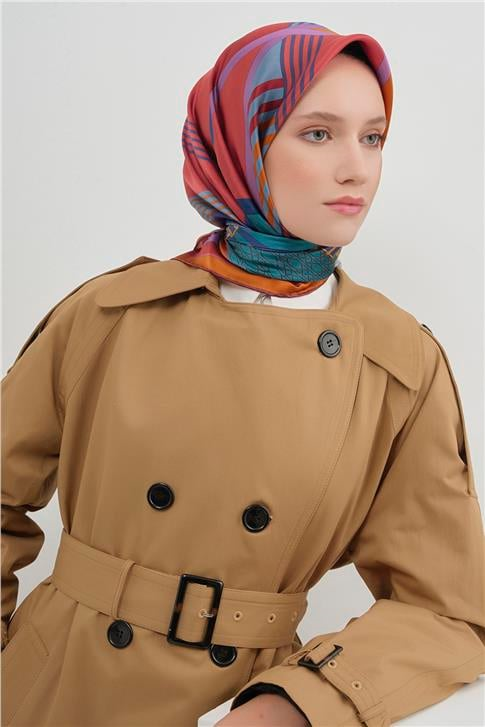 Armine  Saf İpek Twill Eşarp 9521D 54
